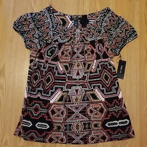 Women's short sleeved shirt Large  Style & Co NWT - Picture 1 of 4